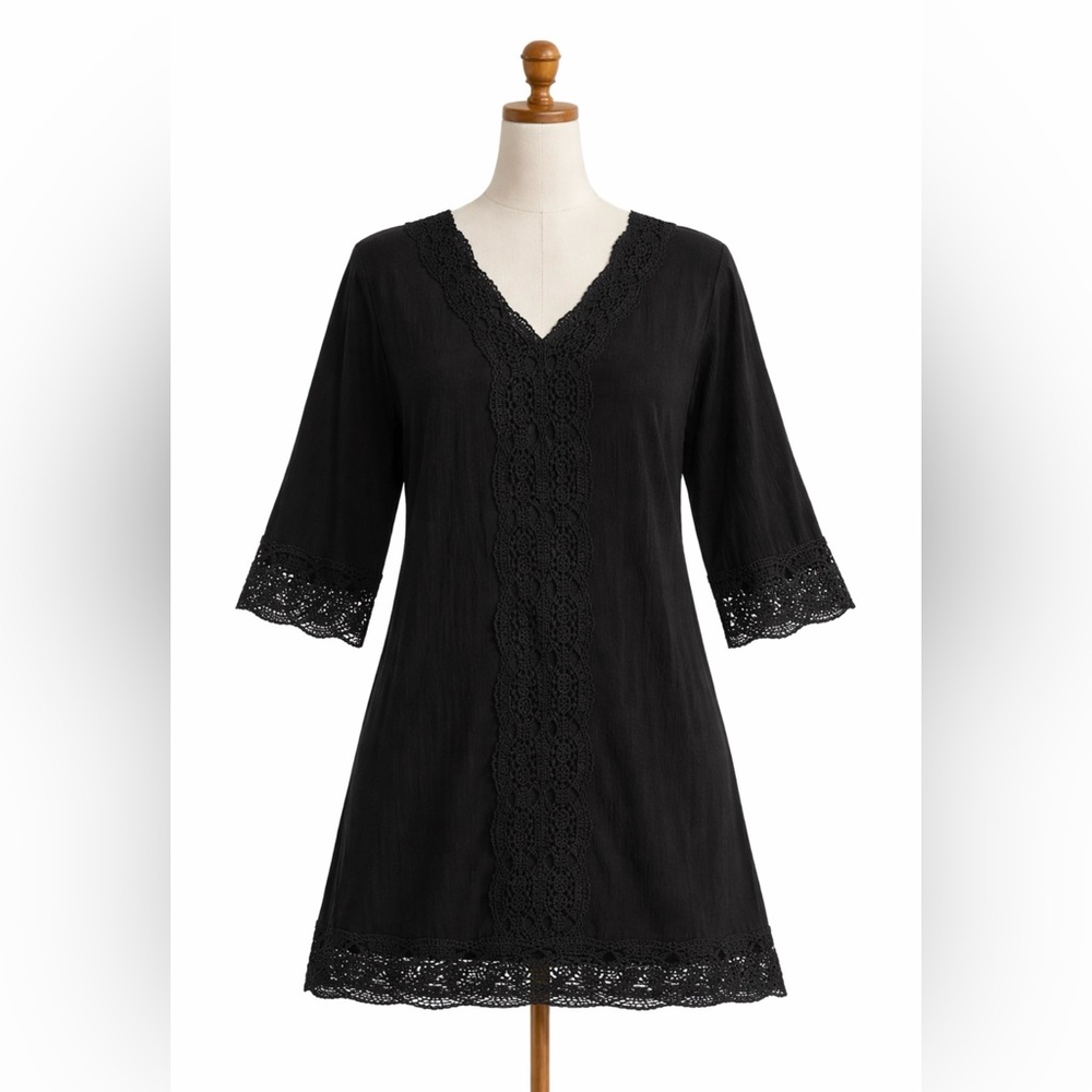 Isaac Mizrahi Charcoal Textured Top
